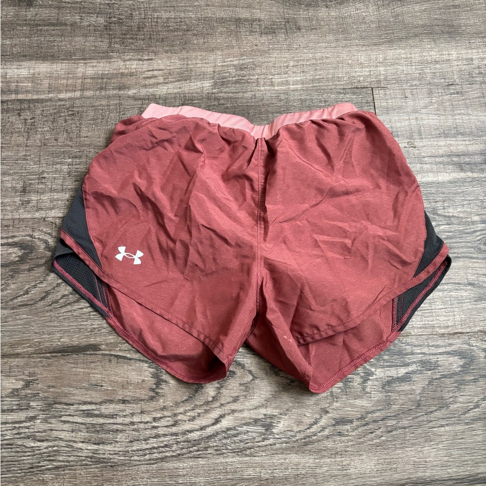 Under Armour Red Athletic Shorts